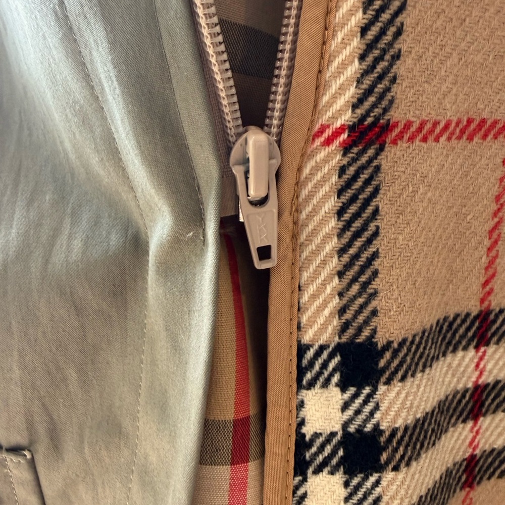 Burberry Olive Double-Breasted Trench Coat - Picture 14 of 16